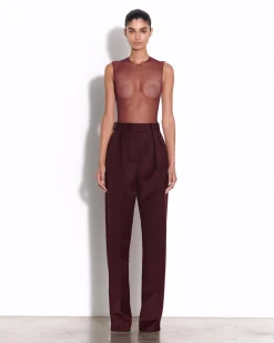 Alex Perry Tailored Trouser in Wool Suiting